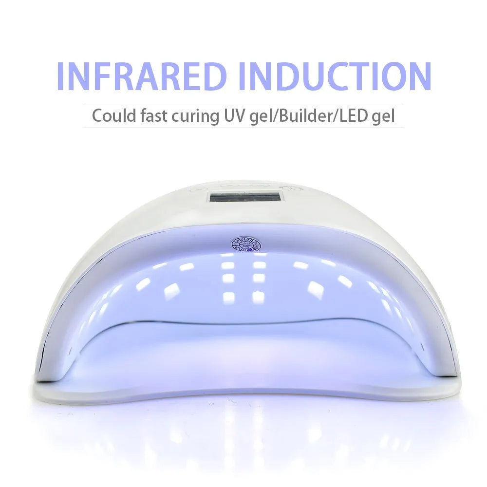 Sun5 Plus UV LED Professional LCD Nail Dryer For Gel Polish Manicure Machine Lamp Nails Curing Nail Art Equipment