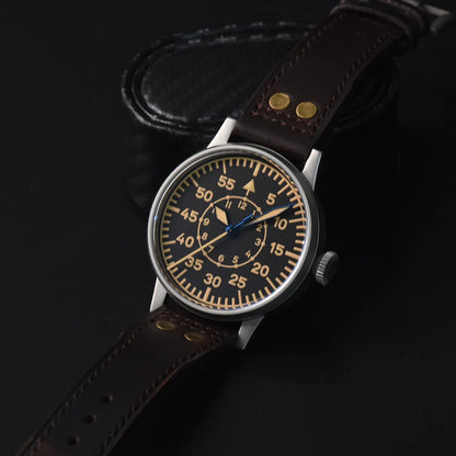 Hruodland 2025 New Men Mechanical Watch PT5000 F013 Retro 42mm Luminous Waterproof 100m Sport Sapphire Glass reloj hombre