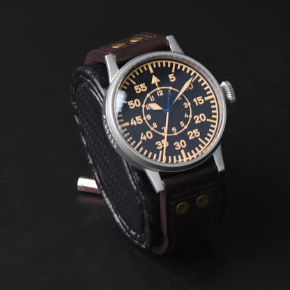 Hruodland 2025 New Men Mechanical Watch PT5000 F013 Retro 42mm Luminous Waterproof 100m Sport Sapphire Glass reloj hombre