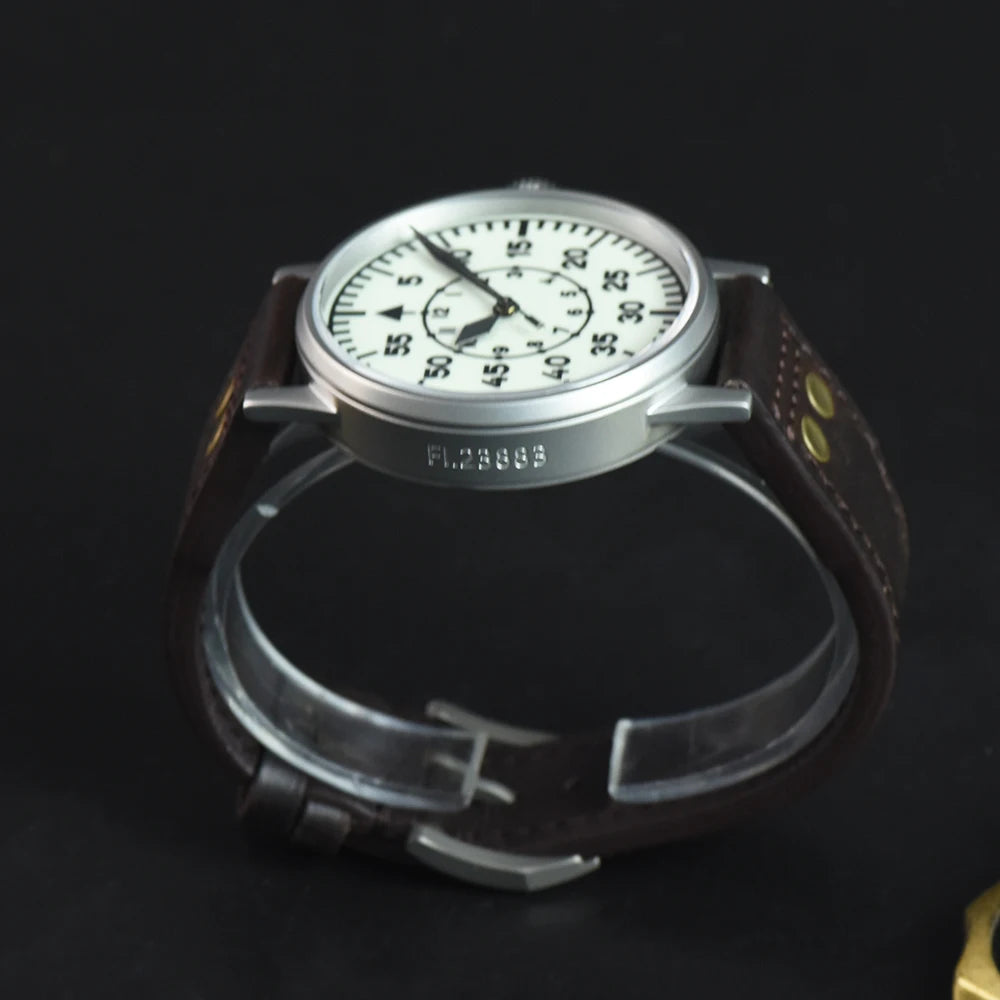 Hruodland 2025 New Men Mechanical Watch PT5000 F013 Retro 42mm Luminous Waterproof 100m Sport Sapphire Glass reloj hombre