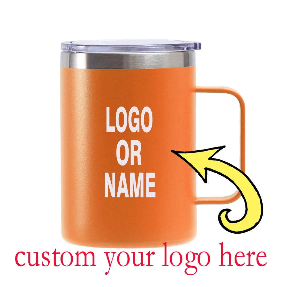 Personalized Coffee Mug Christmas Gift, Stainless Steel Mug Gift Customized Mugs for Dad, Gifts for Dad Birthday, Father's Day