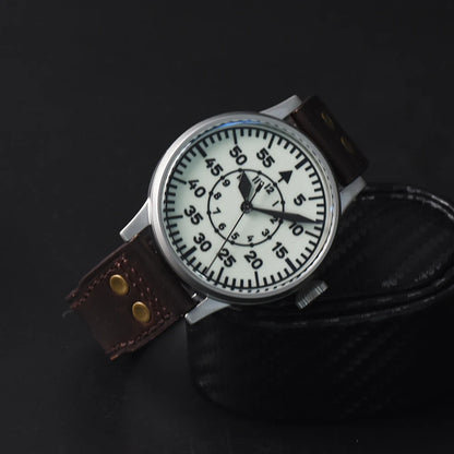 Hruodland 2025 New Men Mechanical Watch PT5000 F013 Retro 42mm Luminous Waterproof 100m Sport Sapphire Glass reloj hombre