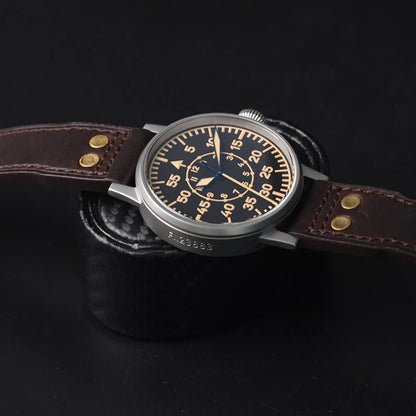 Hruodland 2025 New Men Mechanical Watch PT5000 F013 Retro 42mm Luminous Waterproof 100m Sport Sapphire Glass reloj hombre