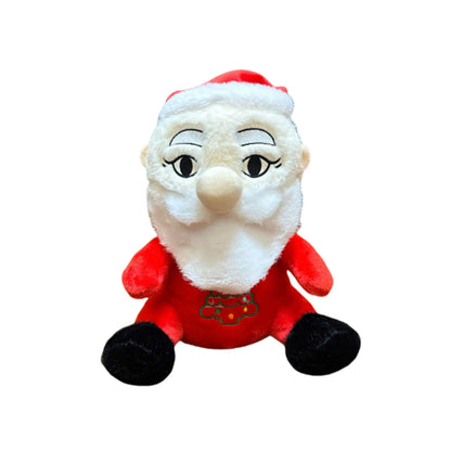 Christmas Plush Ornaments Cute Plush Material Christmas Theme Dolls Santa Claus Snowman Elk Combination Home Scene Decoration