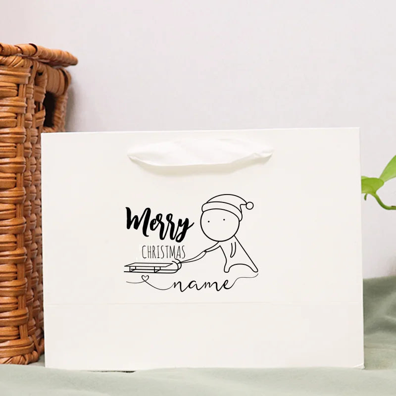 Personization Bridesmaid Gift Bags Custom Wedding Bachelorette Party Welcome Bridal Party Groom Best Men Gifts Bags Christmas