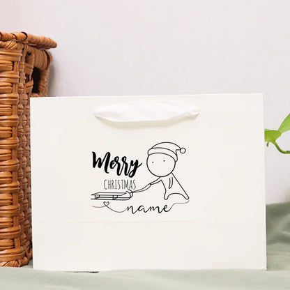 Personization Bridesmaid Gift Bags Custom Wedding Bachelorette Party Welcome Bridal Party Groom Best Men Gifts Bags Christmas