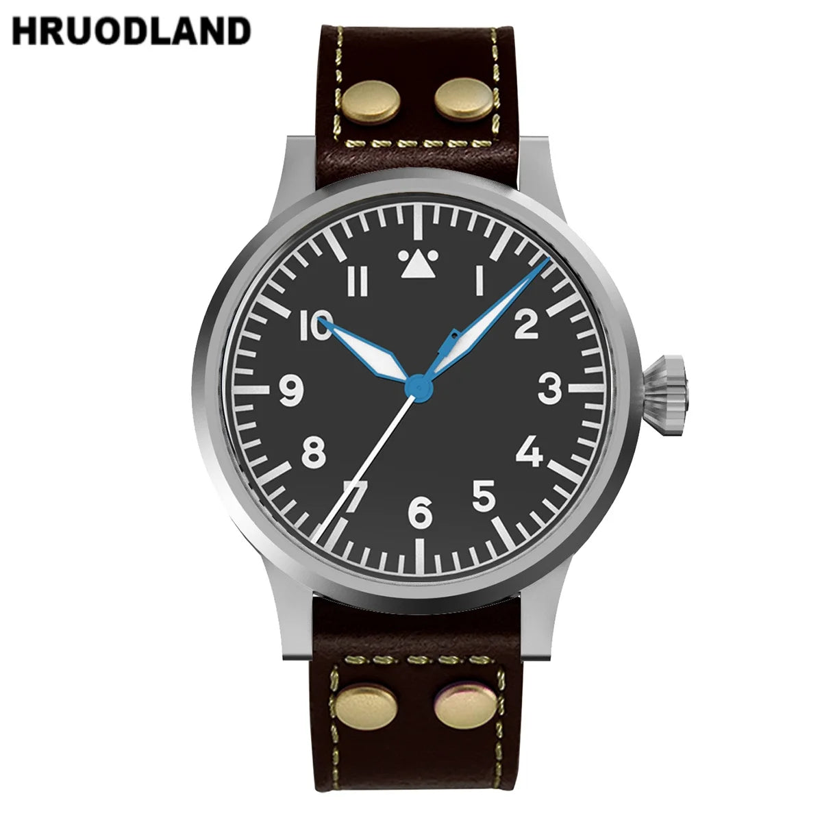 Hruodland 2025 New Men Mechanical Watch PT5000 F013 Retro 42mm Luminous Waterproof 100m Sport Sapphire Glass reloj hombre