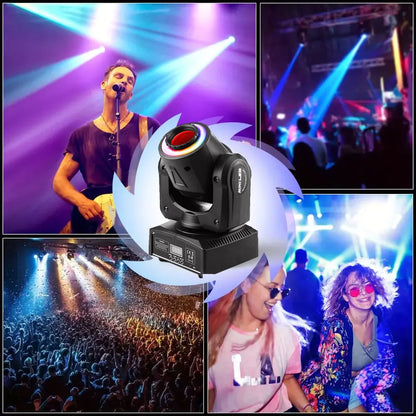 Baisun 80W Professional LED Stage Light DMX 512 Sound Control DJ Party Disco Light Wedding Party Birthday Ambient Light Christma