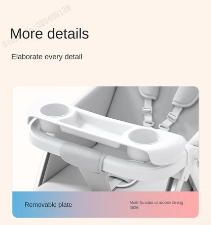 Upgraded Baby Strollers can Sit and Lie Down High Landscape Lightweight Folding Two-way Stroller Children Stroller