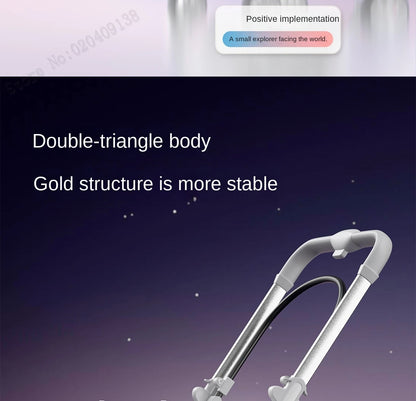 Upgraded Baby Strollers can Sit and Lie Down High Landscape Lightweight Folding Two-way Stroller Children Stroller
