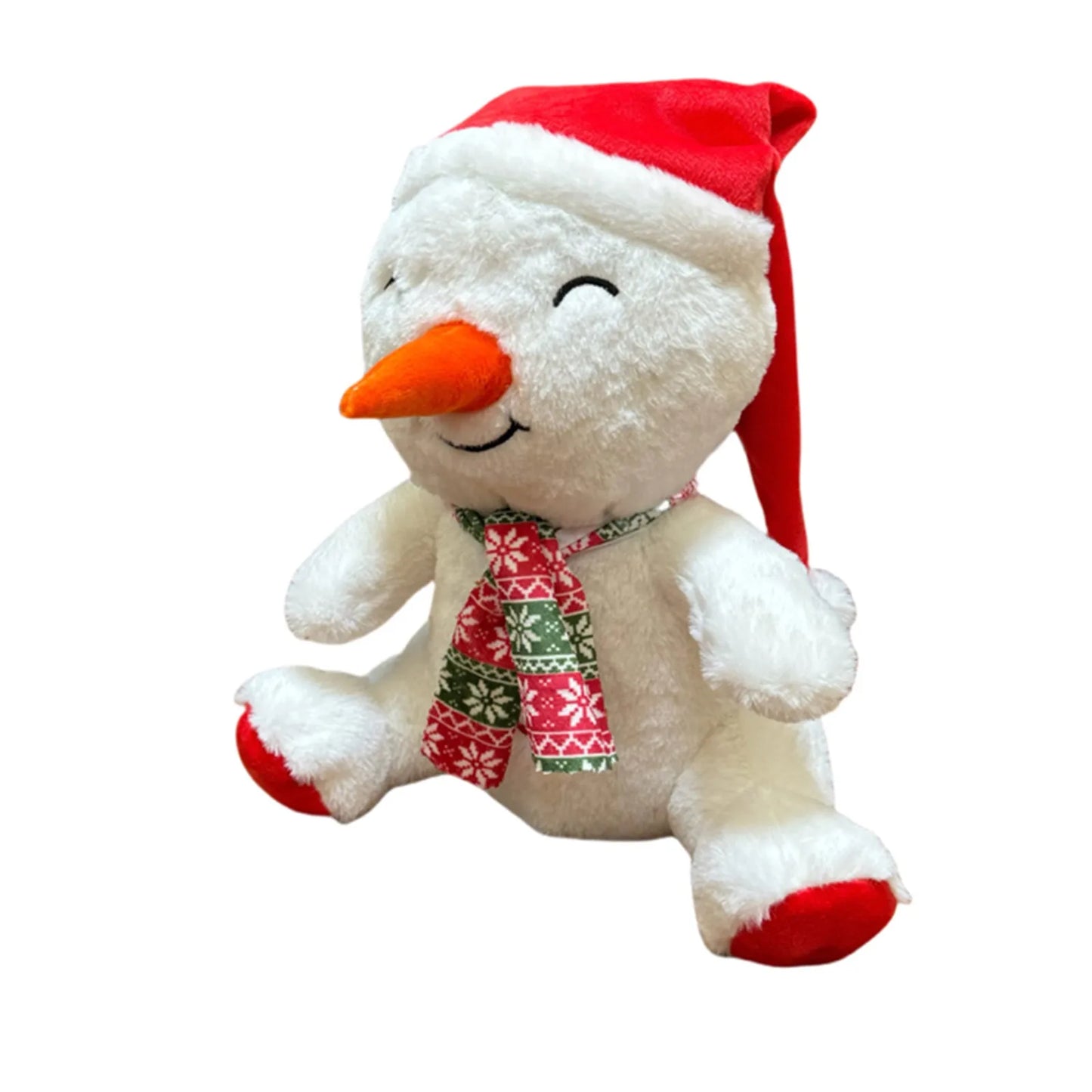 Christmas Plush Ornaments Cute Plush Material Christmas Theme Dolls Santa Claus Snowman Elk Combination Home Scene Decoration