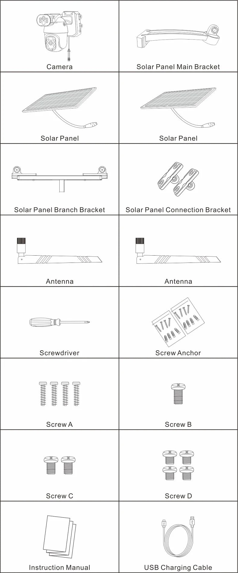 2.5Inch 6MP UHD Dual Lens Solar Power WIFI/4G  PTZ IP Dome Camera Full Color AI Humanoid Detection  Security CCTV Baby Monitor