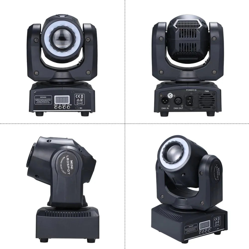 Baisun 80W Professional LED Stage Light DMX 512 Sound Control DJ Party Disco Light Wedding Party Birthday Ambient Light Christma