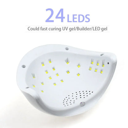 Sun5 Plus UV LED Professional LCD Nail Dryer For Gel Polish Manicure Machine Lamp Nails Curing Nail Art Equipment