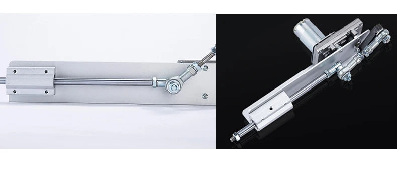 Linear Actuator Motor 12V DC Reduction Gear Motor Reciprocating Cycle Linear Mini Telescopic Linear Actuator Adjustable Stroke