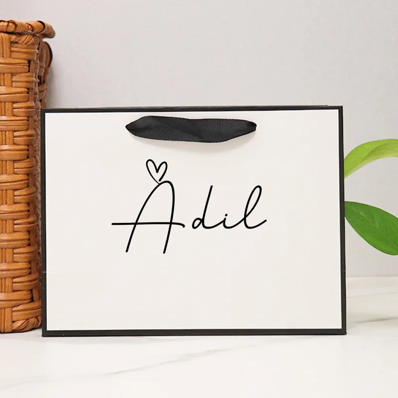 Personization Bridesmaid Gift Bags Custom Wedding Bachelorette Party Welcome Bridal Party Groom Best Men Gifts Bags Christmas