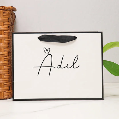 Personization Bridesmaid Gift Bags Custom Wedding Bachelorette Party Welcome Bridal Party Groom Best Men Gifts Bags Christmas