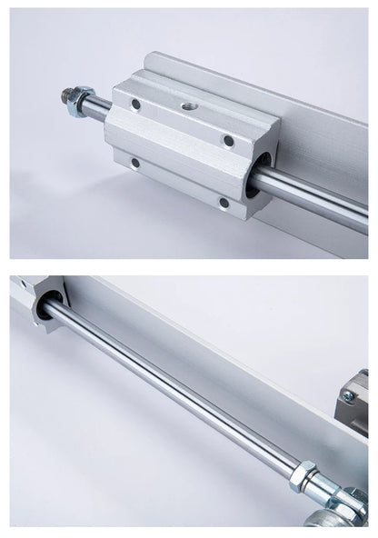 Linear Actuator Motor 12V DC Reduction Gear Motor Reciprocating Cycle Linear Mini Telescopic Linear Actuator Adjustable Stroke