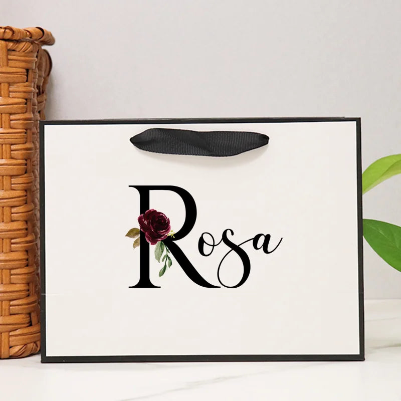 Personization Bridesmaid Gift Bags Custom Wedding Bachelorette Party Welcome Bridal Party Groom Best Men Gifts Bags Christmas