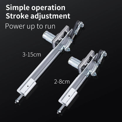 Linear Actuator Motor 12V DC Reduction Gear Motor Reciprocating Cycle Linear Mini Telescopic Linear Actuator Adjustable Stroke