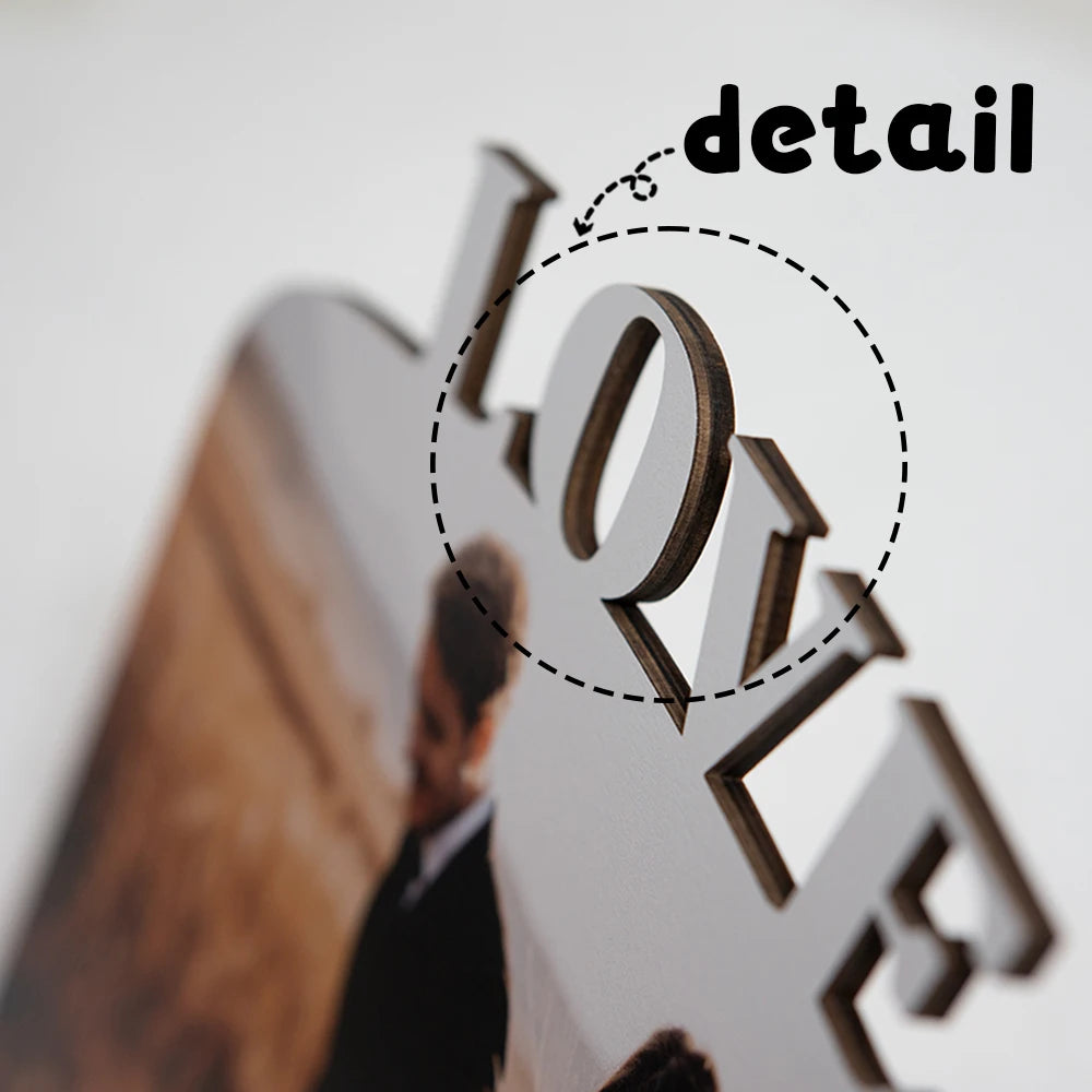 Custom Lovers Photo Frame,Room Decor Picture Frames,Valentine Day Decor For Anniversaries Gifts