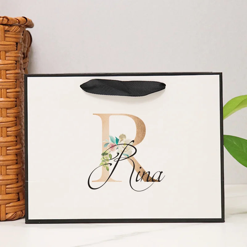 Personization Bridesmaid Gift Bags Custom Wedding Bachelorette Party Welcome Bridal Party Groom Best Men Gifts Bags Christmas