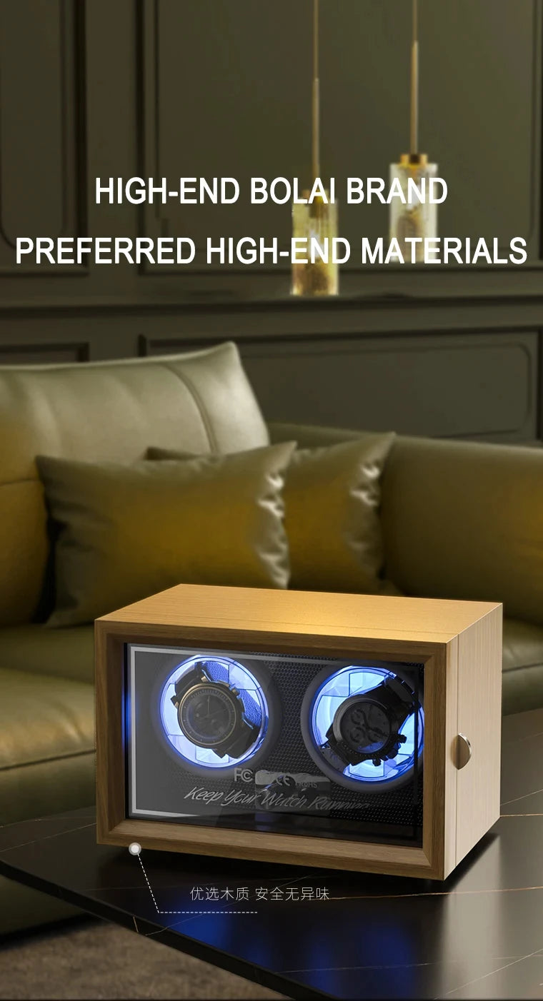 Watch Winder For Automatic Watches Usb Power Used Globally Mute Mabuchi Motor Mechanical Watch Electric Rotate Stand Box Wooden