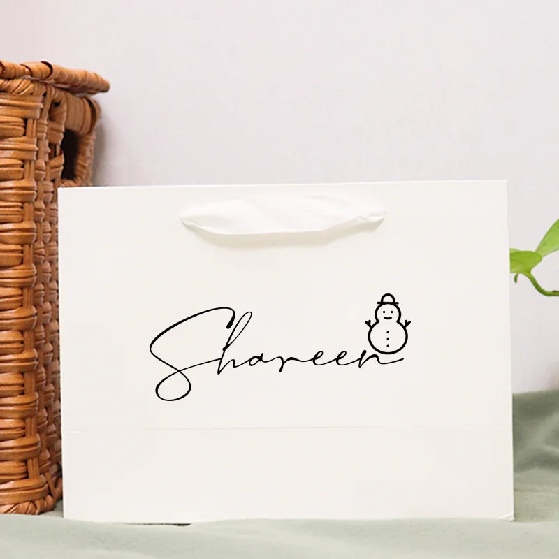 Personization Bridesmaid Gift Bags Custom Wedding Bachelorette Party Welcome Bridal Party Groom Best Men Gifts Bags Christmas