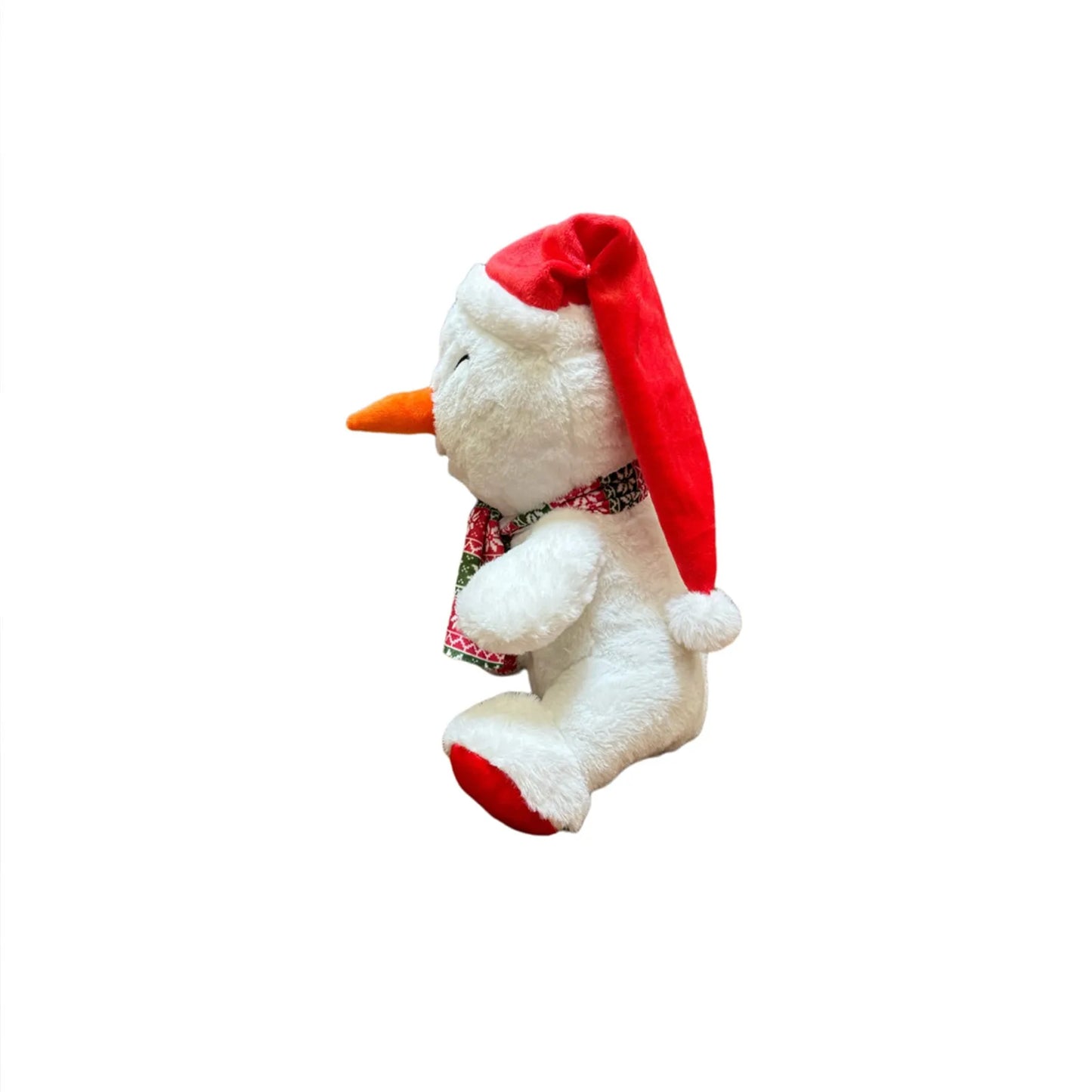 Christmas Plush Ornaments Cute Plush Material Christmas Theme Dolls Santa Claus Snowman Elk Combination Home Scene Decoration