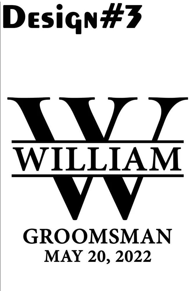 Personalized Christmas Gift Custom Best Man Glass Engraved Gift Idea Drink