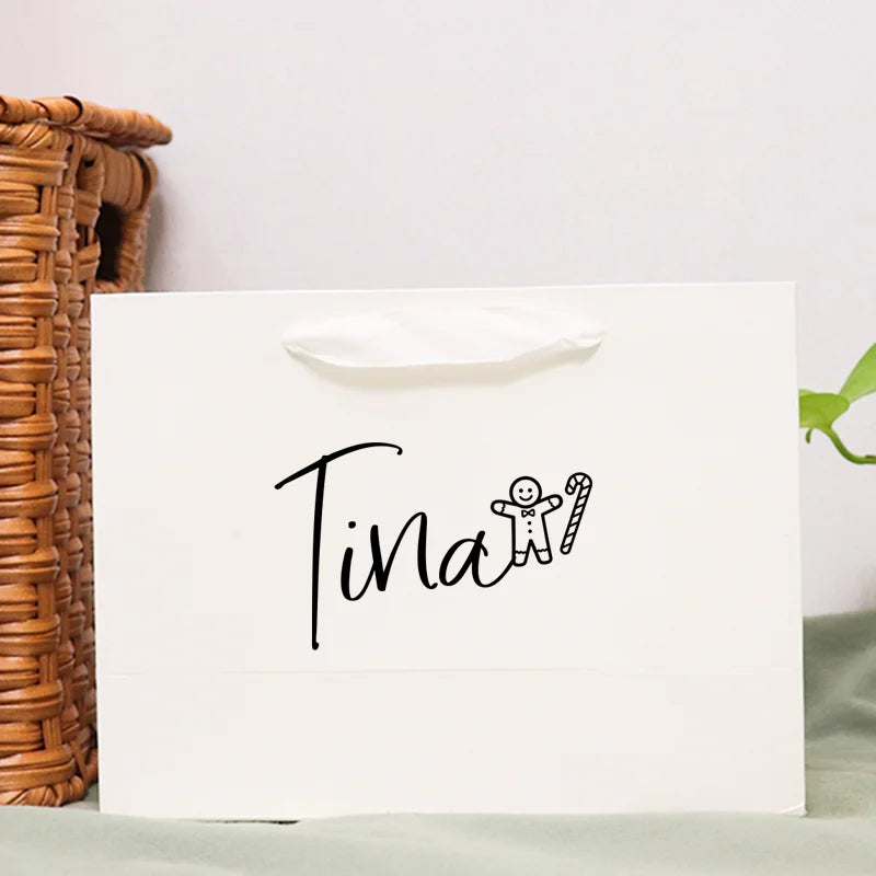 Personization Bridesmaid Gift Bags Custom Wedding Bachelorette Party Welcome Bridal Party Groom Best Men Gifts Bags Christmas