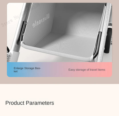 Upgraded Baby Strollers can Sit and Lie Down High Landscape Lightweight Folding Two-way Stroller Children Stroller