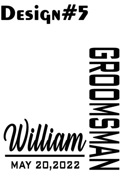 Personalized Christmas Gift Custom Best Man Glass Engraved Gift Idea Drink