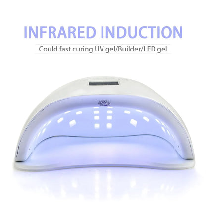 Sun5 Plus UV LED Professional LCD Nail Dryer For Gel Polish Manicure Machine Lamp Nails Curing Nail Art Equipment