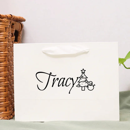 Personization Bridesmaid Gift Bags Custom Wedding Bachelorette Party Welcome Bridal Party Groom Best Men Gifts Bags Christmas