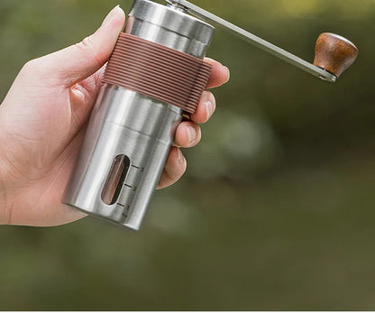 5~9pcs Pour Over Coffee Sets Coffee Bean Grinder Drip Kettle Coffee Pot Outdoor Travel Wilderness Kit Gift Box Camping Picnic