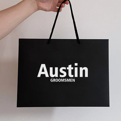 Personization Bridesmaid Gift Bags Custom Wedding Bachelorette Party Welcome Bridal Party Groom Best Men Gifts Bags Christmas