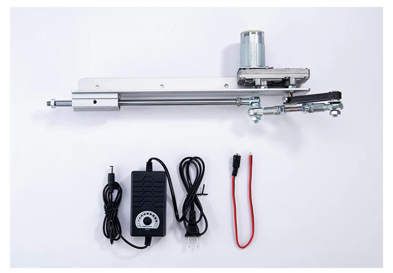 Linear Actuator Motor 12V DC Reduction Gear Motor Reciprocating Cycle Linear Mini Telescopic Linear Actuator Adjustable Stroke