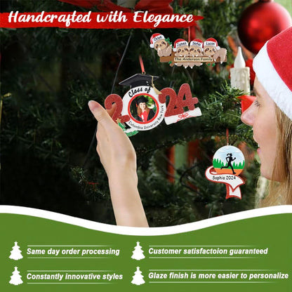 Reindeer Family of 2 Personalized Christmas Ornament - Couple'S First Christmas Together Keepsake Gift